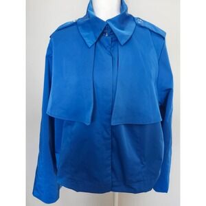 Sammy B x Target Black History Month Cropped Jacket Women's Size 1 X Royal Blue‎